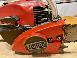 Solo Twin Motorsäge/Kettensäge(60111) sehr selten Oldtimer Säge no Contra/Dolmar