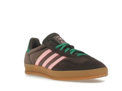 adidas Gazelle Indoor Dark Brown Pink Green Velvet W - JI2714 | eBay