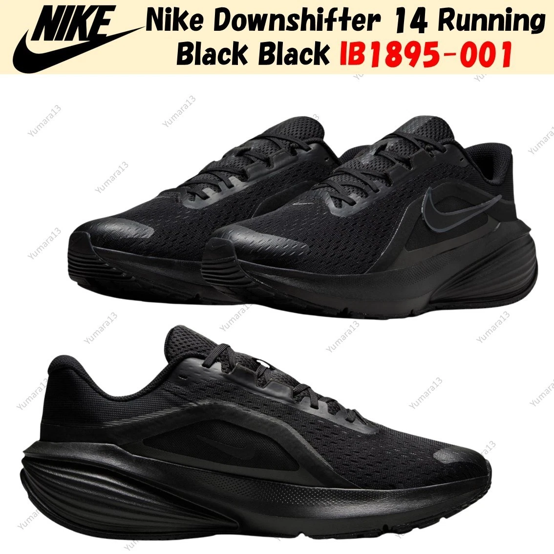 Nike Downshifter 8 Size 14 Mens Black Shoes Excellent Condition Nike Downshifter 8 Sneakers Sz 14 Black | eBay main image 2