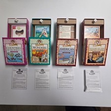 Professor Noggin's Educational Card Game Lot of 4 History Geography
