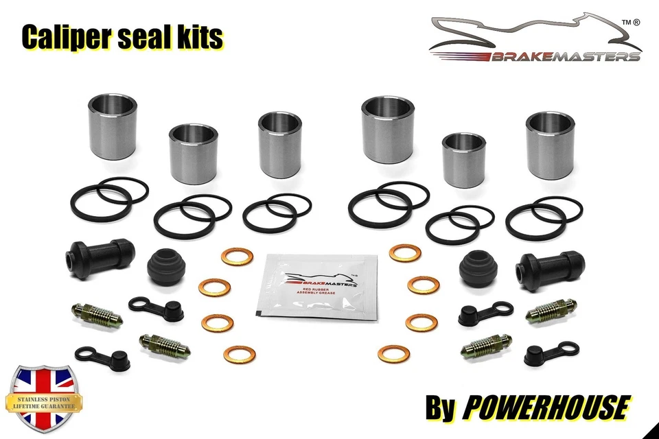 Honda VTX1800 C 3 2003 front brake caliper service components Foto 2 de 4