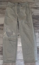 Wild Fable High-Rise 90s Relaxed Straight Jeans size 4 Light Wash/Distressed B