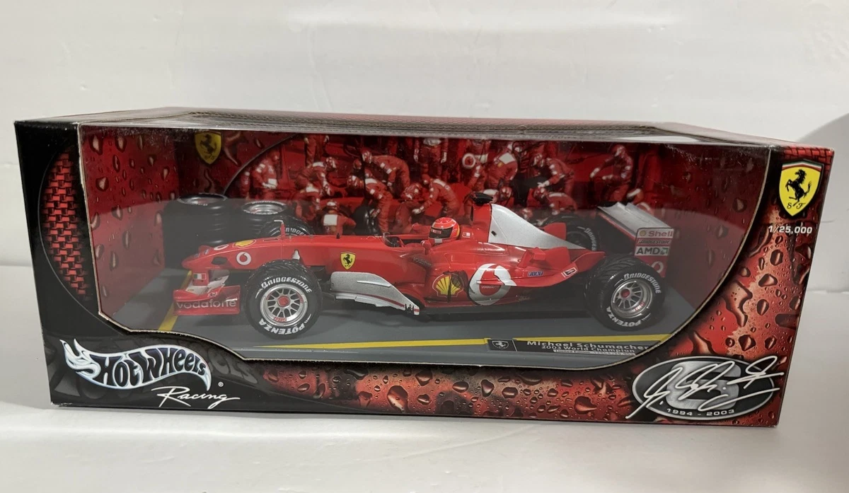 Hot Wheels Racing Michael Schumacher 1:18 Scale Diecast Racing