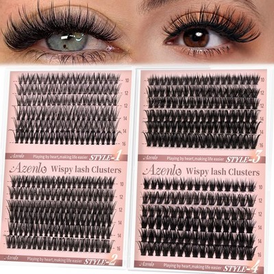 Wispy Lash Clusters 30D+40D+60D+80D- 4 Styles 10-16mm DIY 30D+40D+60D+80D 