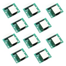 10Pcs RJ45 Network Port Adapter,8-pin Breakout Board Kit with PCB Board and P...