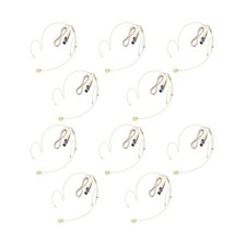 10 Pack Double Earset Headset Microphone Mini XLR Mic 3 Pin TA3F Plug Headwor...