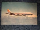CONTINENTAL AIRLINES GOLDEN JET BOEING 707 1st In the West POST CARD**Lot A 20**