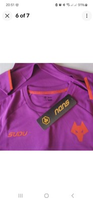 Wolverhampton Wanderers Sudu 3rd 24-25 NEU Herren Größe M Wolves 3rd Neu mit Karton Andre 7