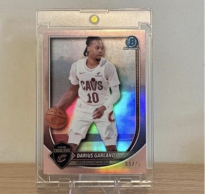 2025-26 Bowman Chrome - Rose Gold SP Darius Garland 10 /15 Number Match