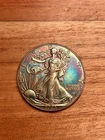 2023 American Silver Eagle 1 oz .999 Fine Silver Artificial Rainbow Toned