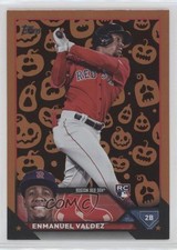 2023 Topps Update Jack-O'-Lantern Foil Enmanuel Valdez #US310 16vb