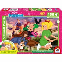 Schmidt Spiele Bibi Blocksberg Hexenrennen Puzzle Kinderpuzzle 150 Teile
