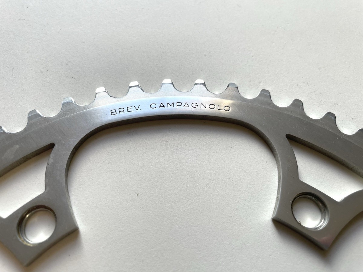Vintage 1980s Campagnolo Super Record 54T chainring - 144BCD (#753
