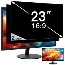 2 Pack 23 Inch Privacy Screen for Computer Monitor 16:9 Aspect Ratio, Eye Pro...