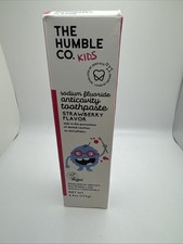 The Humble Co. Kids Sodium Fluoride Anticavity Toothpaste Strawberry 6.2 Oz C4 0.36 per gallon