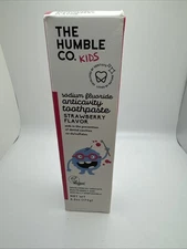 The Humble Co. Kids Sodium Fluoride Anticavity Toothpaste Strawberry 6.2 Oz C4