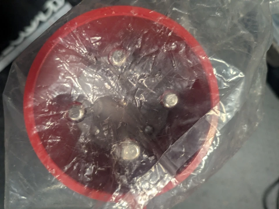 MCG 125A 3P+E IP67 415V Industrial Plug CXN1254P415P67 IEC60309 Heavy Duty Red - Image 2 of 3