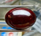 Antique 10.67ct Natural Earth ?  Red Garnet Africa Fine Quality 15 X 11mm