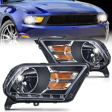 Headlight Assembly for 2010 2011 2012 2013 2014 Ford Mustang Pickup Truck Replac