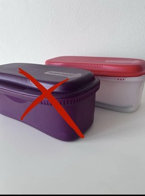 Tupperware Microwave Pasta Maker 1,9 L Mikrowelle Nudel Kocher rot Neu