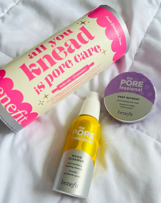 Benefit All You Knead Is Pore Care Mini Foaming Cleanser & Mask Duo ~ NEW SEALED