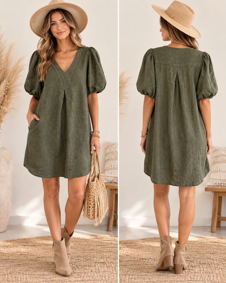 cynthia rowley green linen dress Viscose Dresses for Women for sale Maxi dress