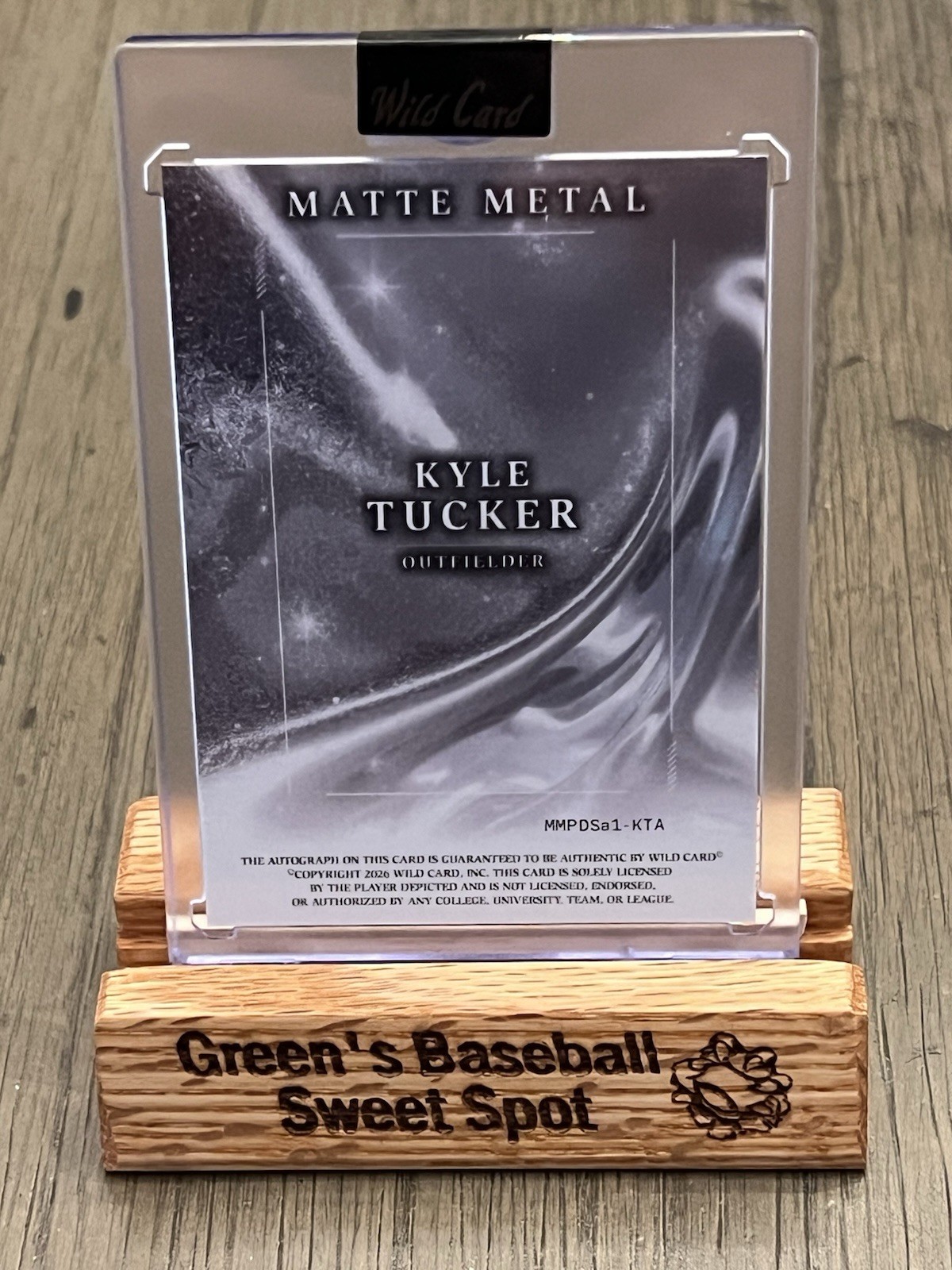 Matte Baseball Card 2026 Wild Card Matte Kyle Tucker 1/1 Metal Auto Los Angeles Dodgers | eBay