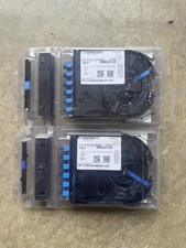 Corning CCH-CS12-59-P00RE Splice Cassette 12F SC OS2 SM With Pigtails Set Of 2