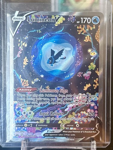 Lumineon V GG39/GG70 Crown Zenith: Galarian Gallery Holo