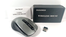 2.4GHz Wireless Optical Mouse USB Battery RGB Cordless Mice For PC Laptop