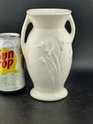 Red Wing Pottery 8” White #861 Vase In Excellent Mint Condition