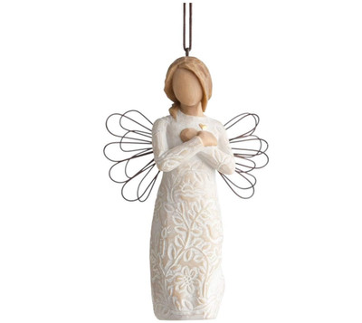 Willow Tree Remembrance Angel (Lighter Skin) Ornament Sculpted Hand-Painted Fig