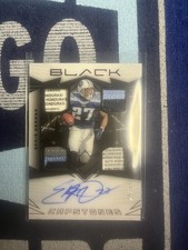 2025 PANINI BLACK EDDIE GEORGE CAPSTONES PATCH LAUNDRY TAG AUTO CARD SP # /49 