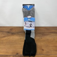 Thorlo Ski Socks Made in USA Size XL Unisex Over the Calf Black NEW