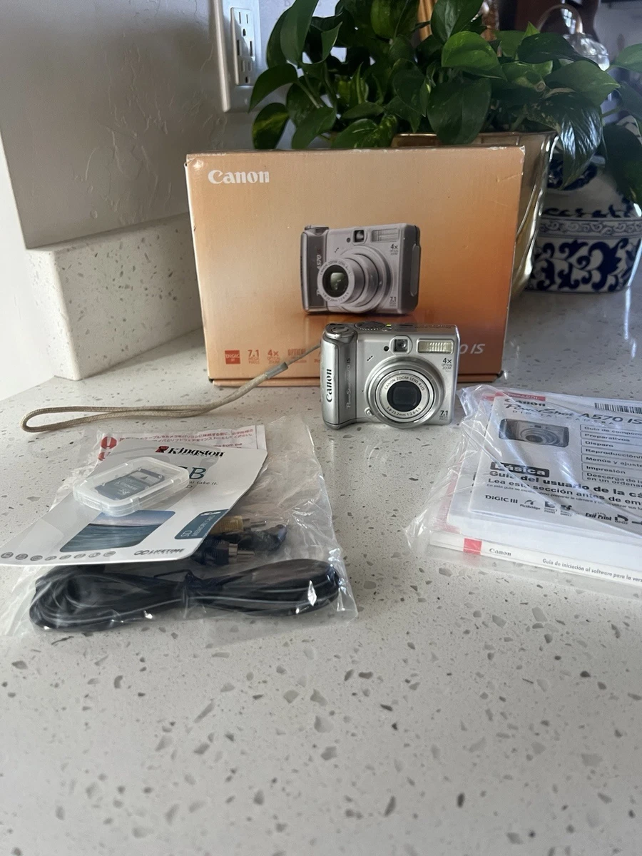 Preços baixos em Canon PowerShot A570 IS Câmeras Digitais | eBay