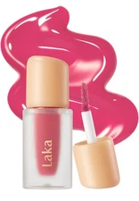 LAKA Fruity Glam Lip Tint Gloss Mini Korean Shade Adore (pink) K Beauty New