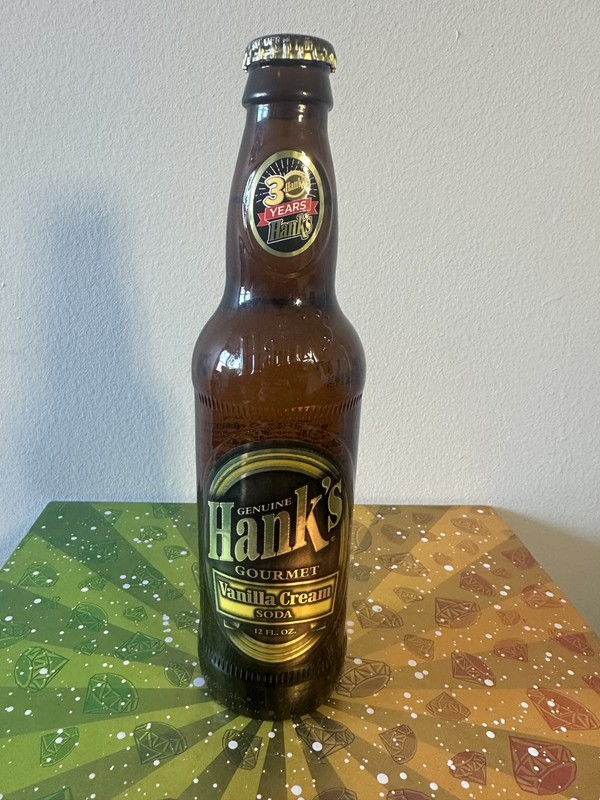 Genuine Hanks Gourmet Vanilla Cream Soda **ANTIQUE**