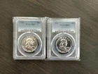 1955 & 1962 PROOF FRANKLIN HALF DOLLARs 50C, PCGS PR67