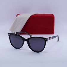 New Carolina Herrera HER 0107/S 0KDX IR Black/Nude/Grey 57-20-145 Sunglasses