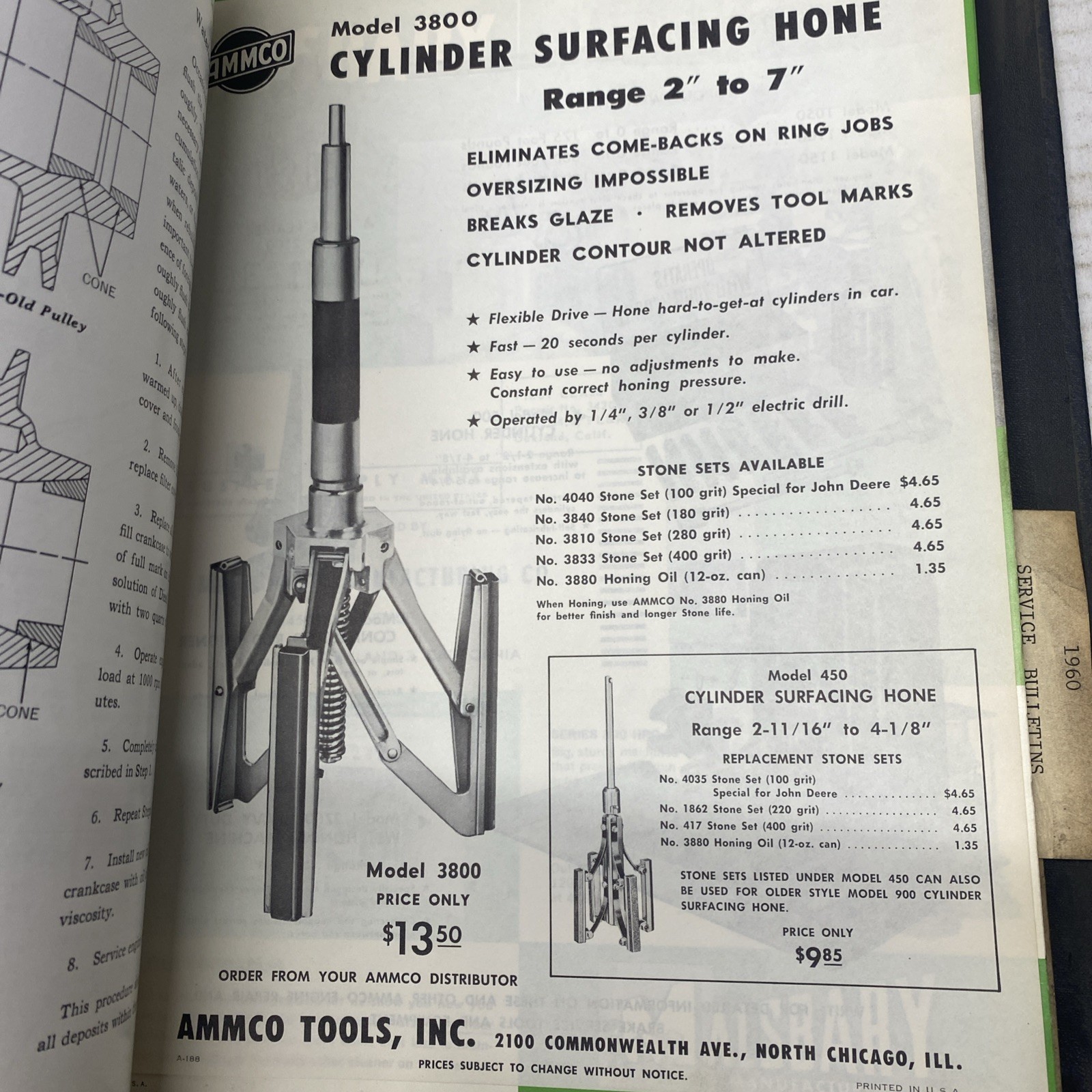 1958 59 60  John Deere General Sales Manual  Service Bulletins JM-12