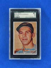 1957 TOPPS BROOKS ROBINSON #328 RC - SGC 3