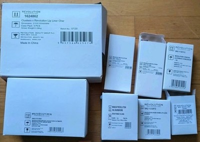 27 PC Casepack Makeup Revolution Cosmetics Lips Eyes Face Brow Pomade Concealer