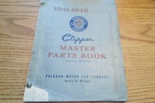 1941-1946 Packard Clipper Master Parts Book