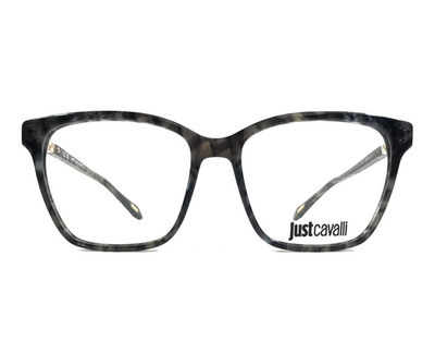 Just Cavalli Eyeglasses Frames VJC012 COL.03KU Gray Tortoise Cat Eye 53-16-135