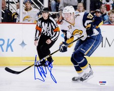 Tyler Myers SIGNED 8x10 Photo Buffalo Sabres PSA/DNA AUTOGRAPHED