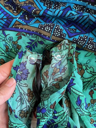 Vtg NWT 90s R&K Originals Sundress Plus Size 18 Boho Hippie Tie Waist Maxi Flora - Picture 10 of 15