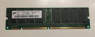 Micron SDRAM Arbeitsspeicher RAM 128MB MT8LSDT1664AG-133E1 Speicher PC Computer