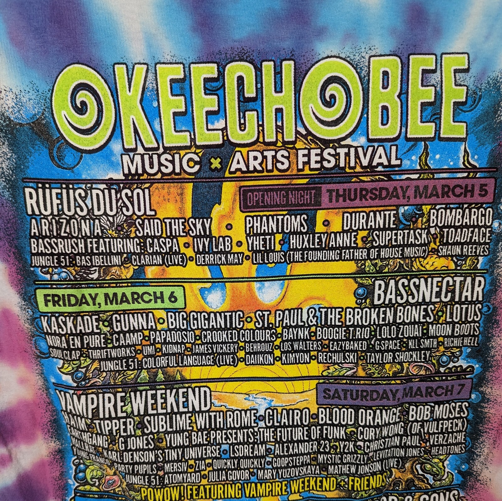 2020 Okeechobee Music Festival Vampire Weekend Fl… - image 9