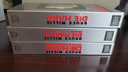 Die Hard Trilogy 1 2 3 VHS Box Set 1996 Release THX Remaster - Picture 14 of 18