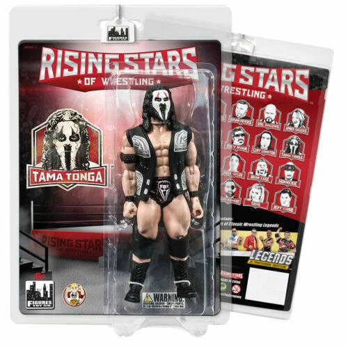 Tama Tonga Figures Toy Company Rising Stars Wrestling Action